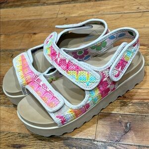 Rocketdog Crochet Platform Sandals